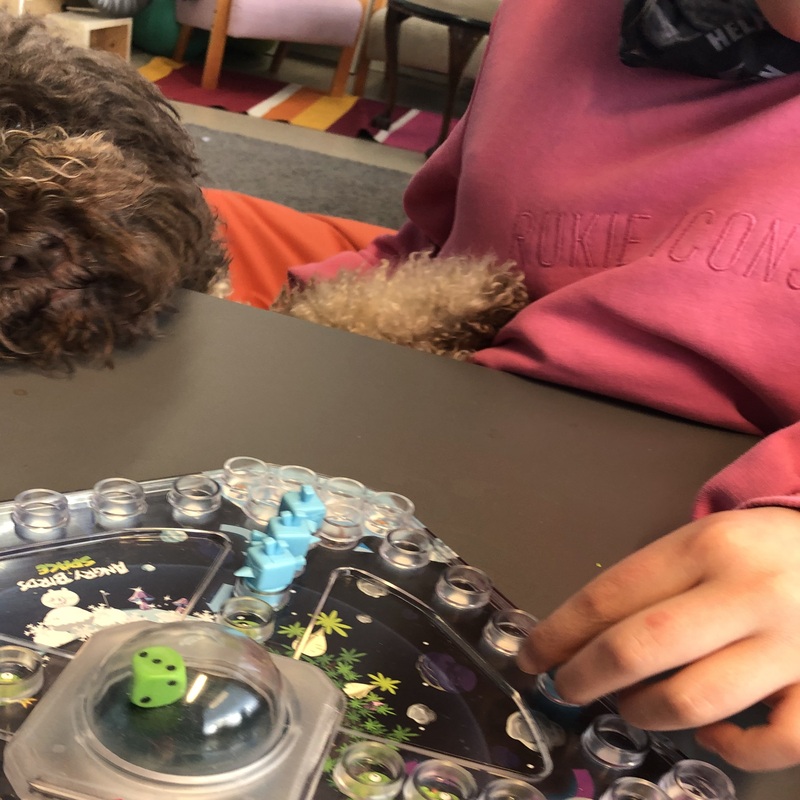 Utu mukana kannustamassa pelihetkessä.